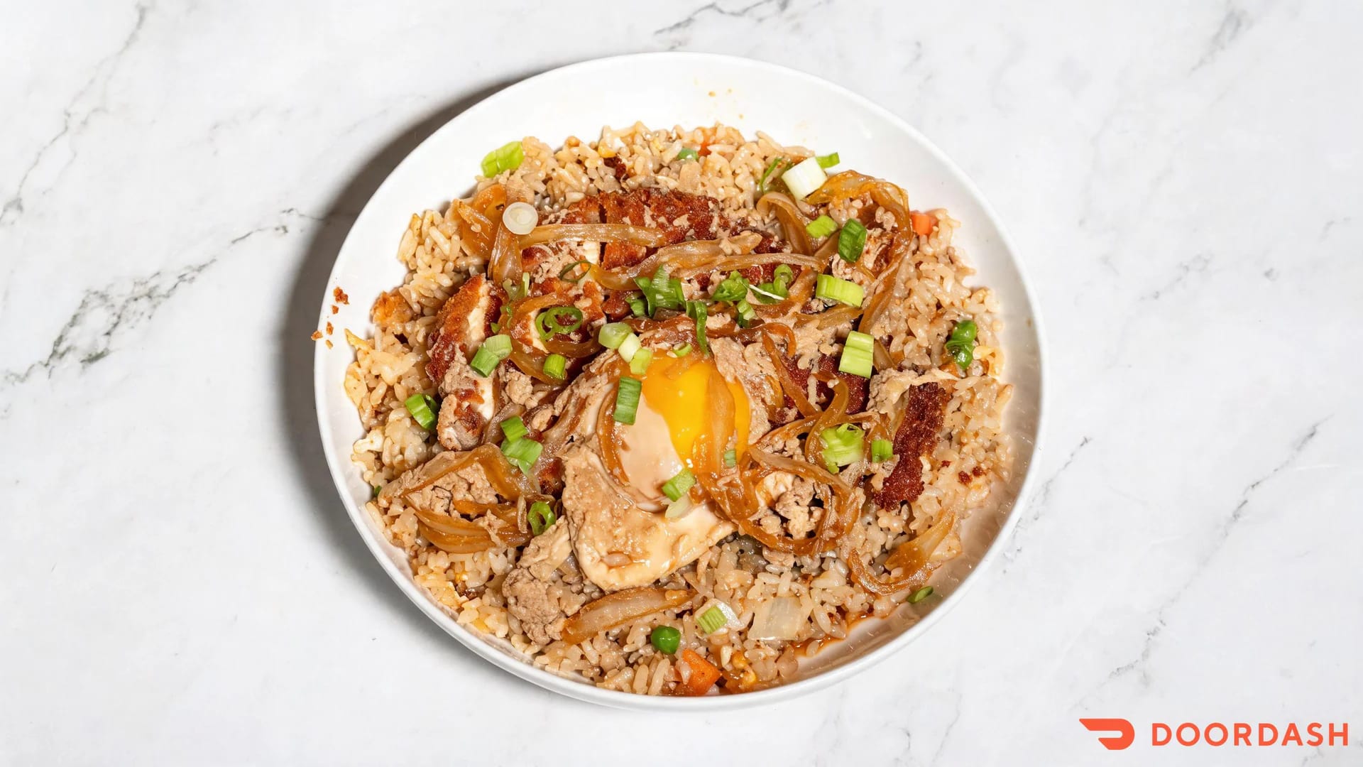 Chicken or Pork Katsudon at World Fusion